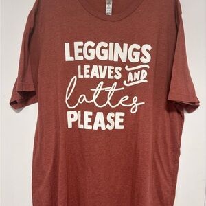 Bella Canvas Rust Red Short Sleeve Tee